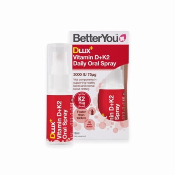 BetterYou D3000 Vitamin D + K2 Oral Spray 12ml