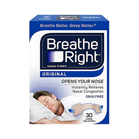 Breathe Right Congestion Relief Nasal Strips Original Small/Medium 30s