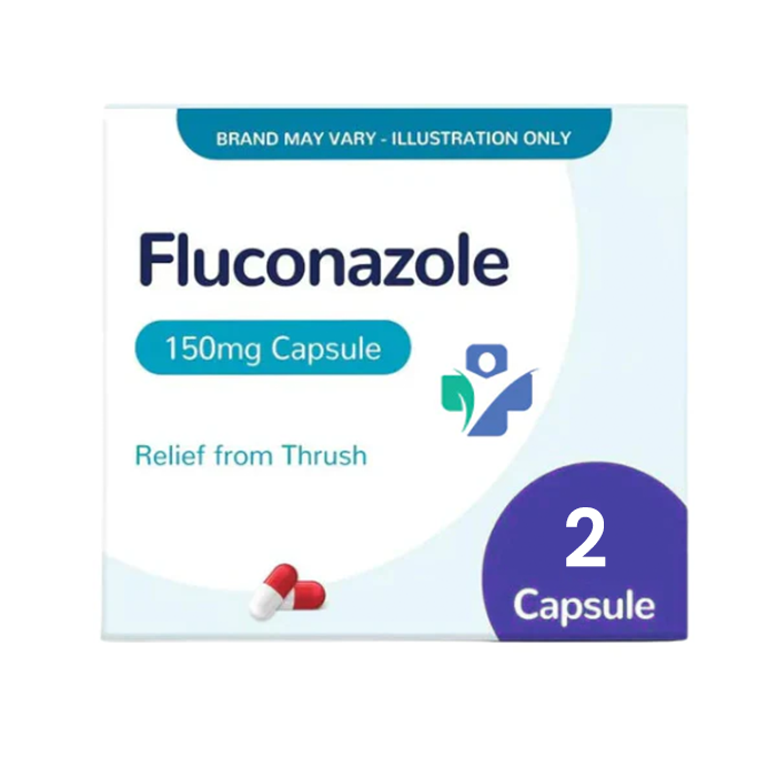 Buy Fluconazole Thrush Relief Capsule - 2 x 150mg 