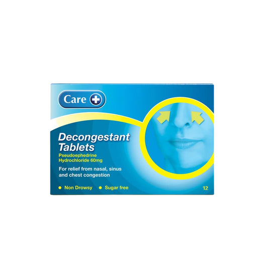 Care Decongestant Tablets 12s