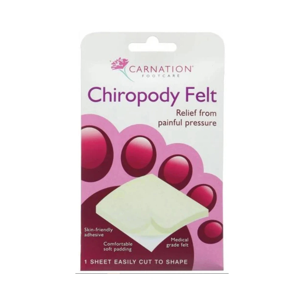 Carnation Chiropody Felt - Large Sheet