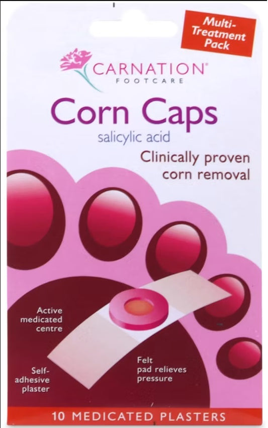 Carnation Footcare Round Corn Pads 10s (round)
