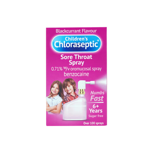 Children's Chloraseptic Blackcurrant Flavour Sore Throat Spray 15ml