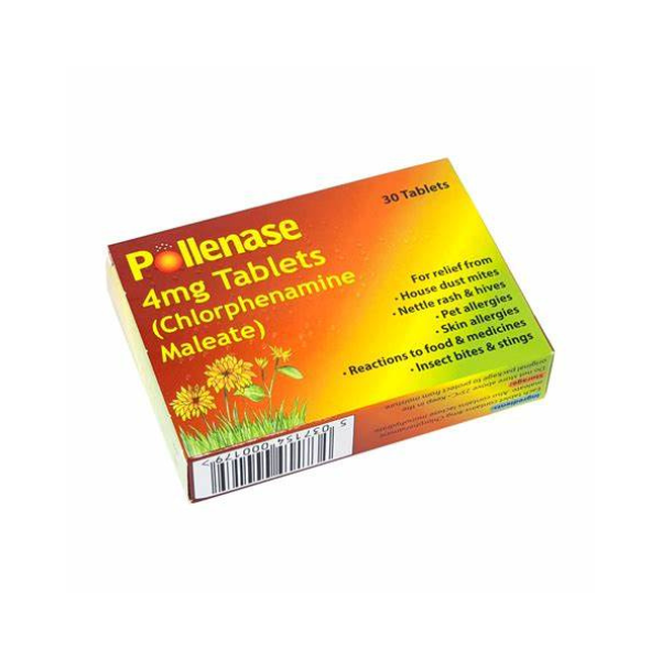 Chlorphenamine Maleate 4mg Tablets 28s
