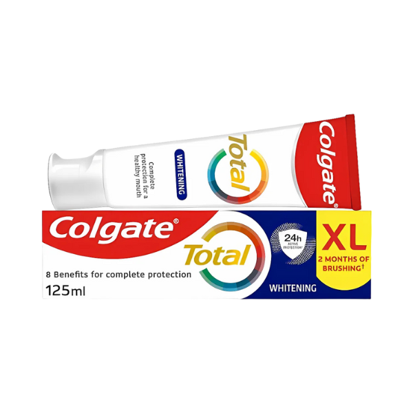Colgate Total Whitening Fluoride Toothpaste 125ml
