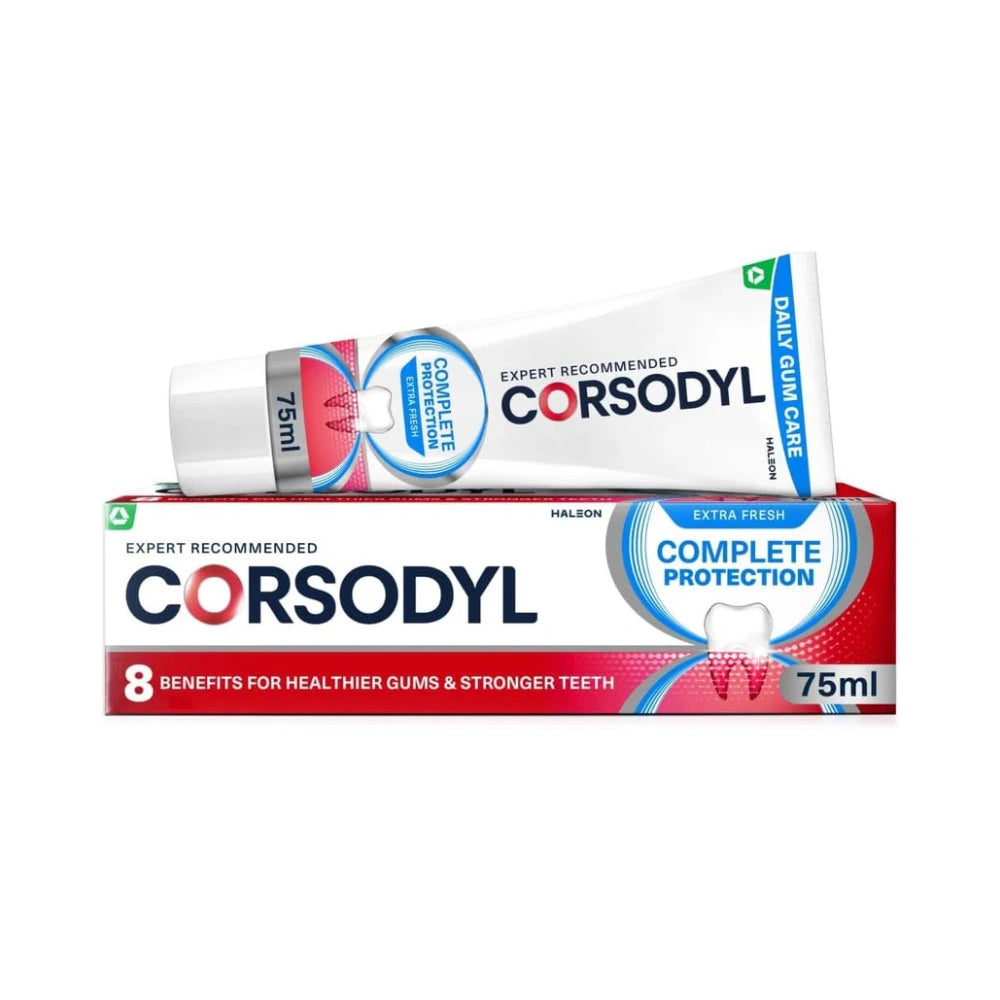 Corsodyl Complete Protection Gum Care Toothpaste Extra Fresh 75ml