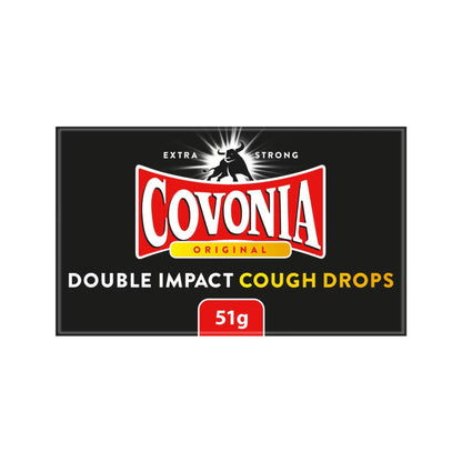 Covonia Double Impact Cough Drops Berry Blast (51g)