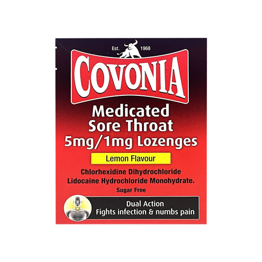 Covonia Medicated Sore Throat Lozenges 36s