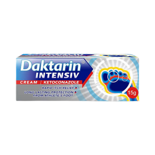 Daktarin Intensive Cream 15g (Atheletes Foot Rapid Itch Relief)