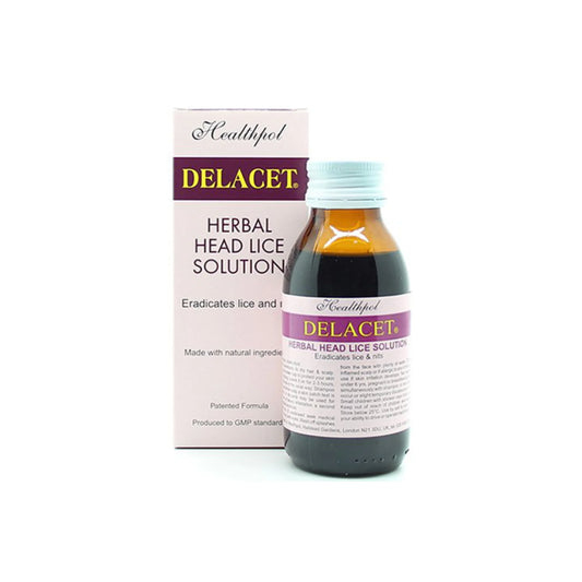 Delacet Herbal Head Lice Solution 100ml