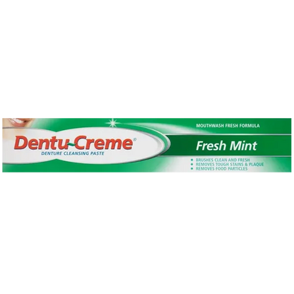 Dentu-Creme Denture Cleansing Paste Fresh Mint 75ml