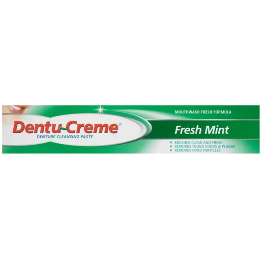 Dentu-Creme Denture Cleansing Paste Fresh Mint 75ml