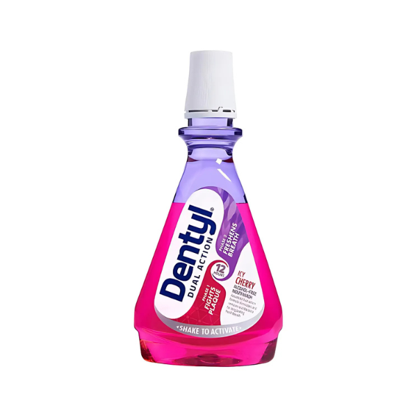 Dentyl Dual Action Icy Cherry CPC Mouthwash 500ml