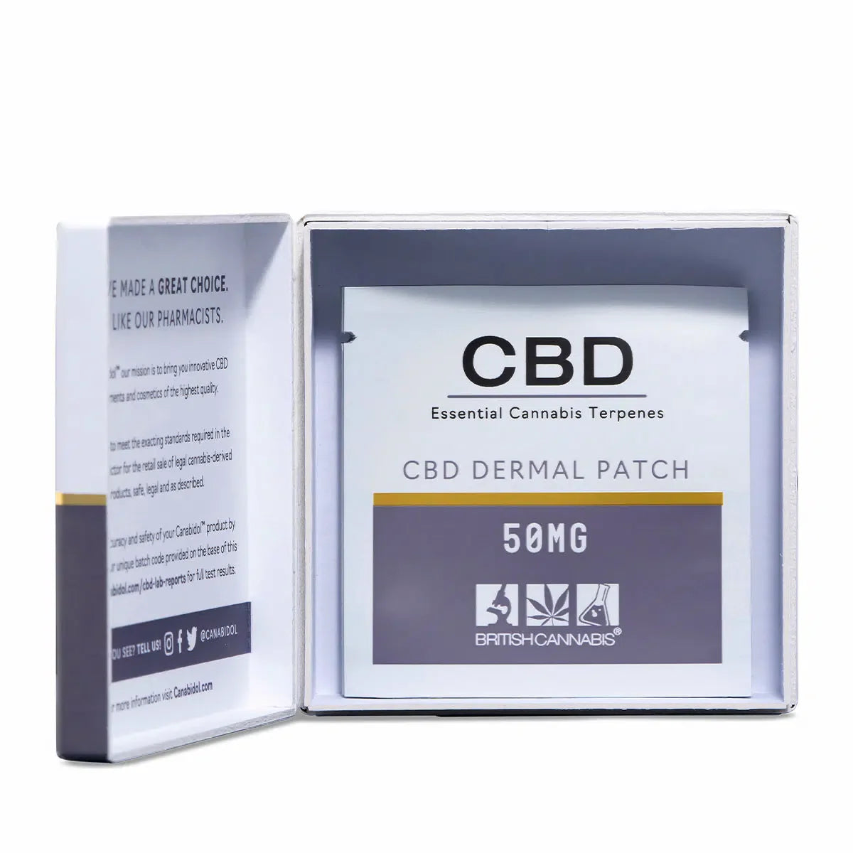 CBD Dermal Patches 500mg x 10