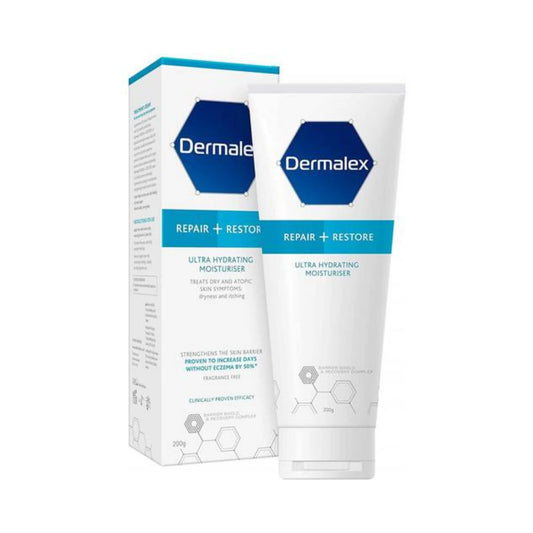 Dermalex Repair + Restore Ultra Hydrating Moisturiser - 200g