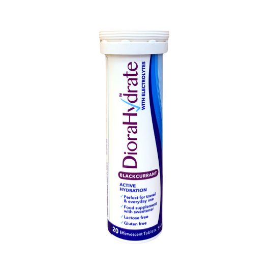 DioraHydrate Blackcurrant Effervescent Tablets 20s