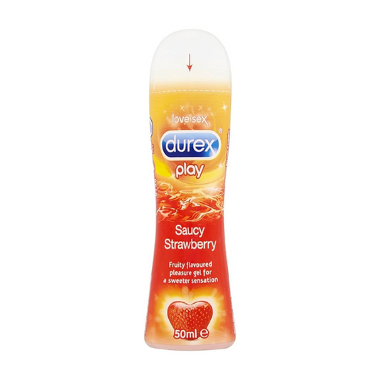 Durex Play Saucy Strawberry Flavoured Gel Lube 100ml