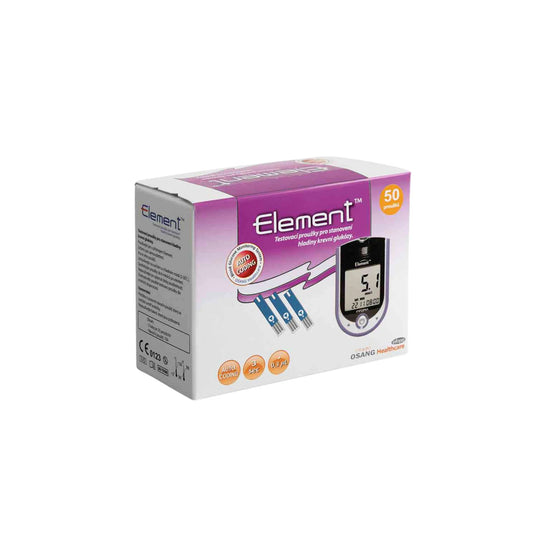 Element Blood Glucose Test Strips 50s