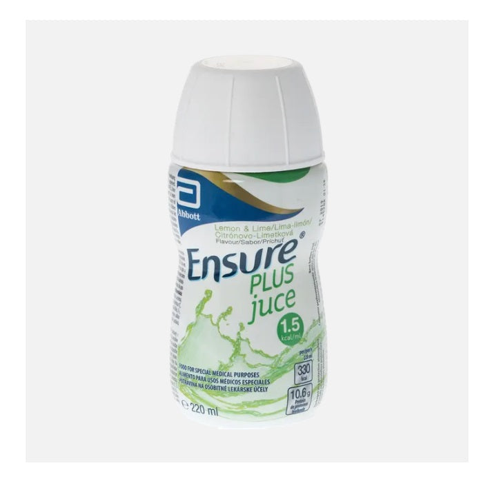 Ensure Plus Juce Lemon & Lime 220ml