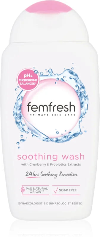 Femfresh Soothing Wash (Pink) 250ml