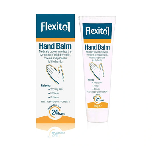 Flexitol Hand Balm for Dry and Itchy Skin, Relieves the Symptoms of Mild Dermatitis, Eczema and Psoriasis (of the Hands) – 75g