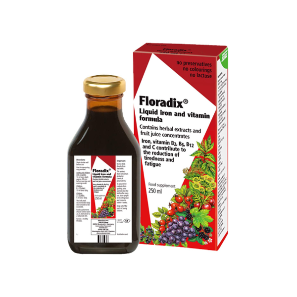 Floradix Liquid Iron and Vitamin Formula 250ml