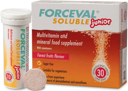 Forceval Soluble Junior Effervescent Tablets – Pack of 301