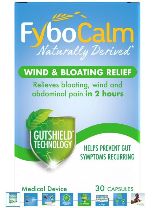 FyboCalm Wind & Bloating Relief - 30 Capsules