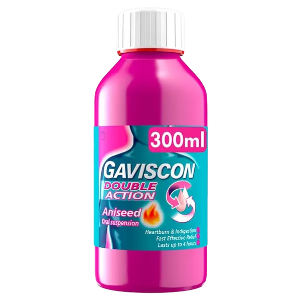 Gaviscon Double Action Liquid Aniseed 300ml