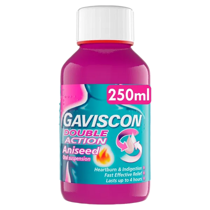 Gaviscon Double Action Liquid Aniseed 250ml