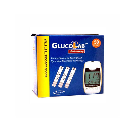 GlucoLab Blood Glucose Test Strip 50s