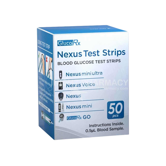 GlucoRx Nexus 50 Test Strips