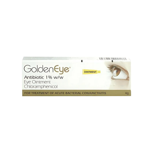 Golden Eye Antibiotic 1% w/w Chloramphenicol Eye Ointment 4g