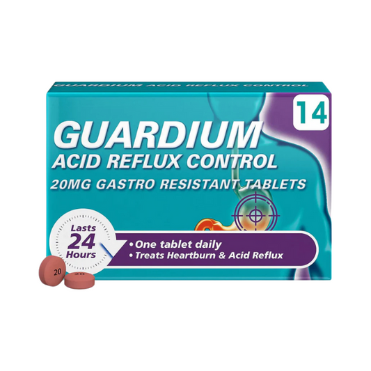 Guardium Esomeprazole Acid Reflux Control - 14 Tablets