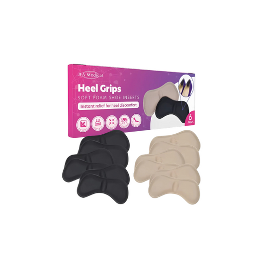 Heel Grips Soft Foam Relief for Heel Discomfort (6 Pairs)