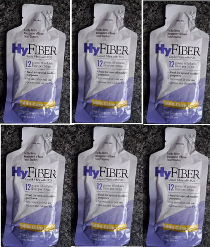 HyFiber Liquid Fibre Mild Citrus - 30ml Sachets