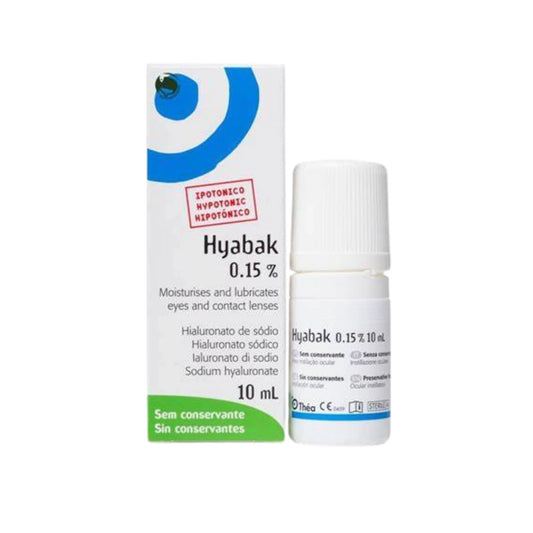 Hyabak 0.15% Eye Drops 10ml