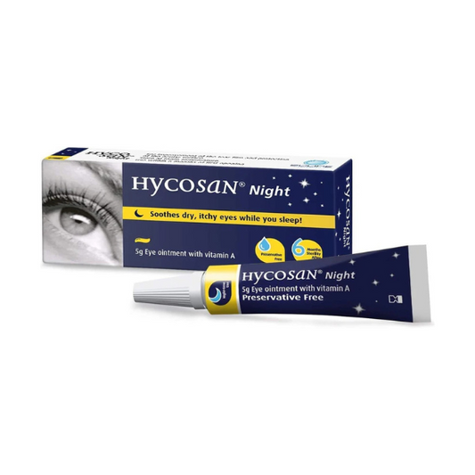 Hycosan Night Soothing Preservative-free with Vitamin A Eye Ointment 5g