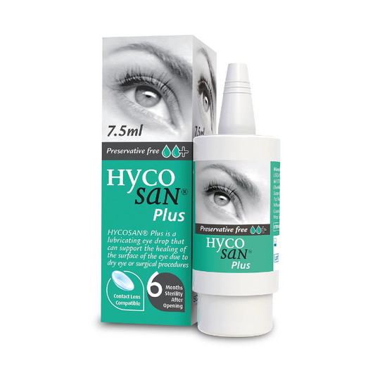 Hycosan Plus Preservative Free Eye Drops - 7.5ml