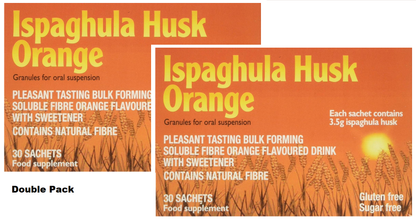 Ispaghula Husk Orange 30 Sachets – Double Pack