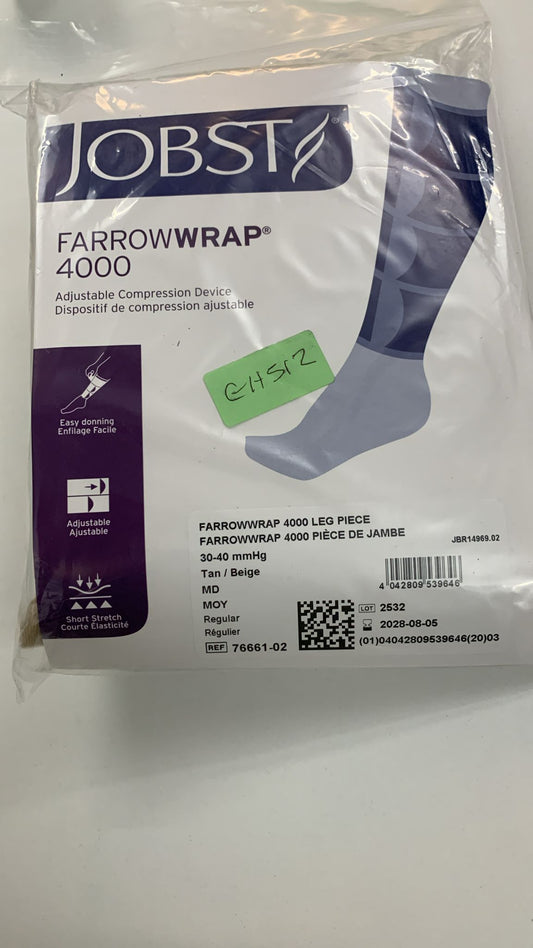 JOBST® FarrowWrap® 4000 System Compression Wrap – 30–40 mmHg Legpiece | Tan | Medium (MD) | MOY | Regular Length1