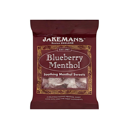 Jakemans Blueberry Menthol Soothing Menthol Sweets 73g