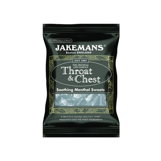 Jakemans Throat & Chest Soothing Menthol Sweets 73g