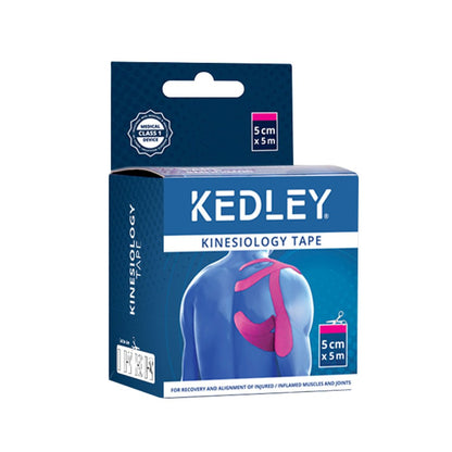 Kedley Kinesiology Tape Pink 5cm x 5m3