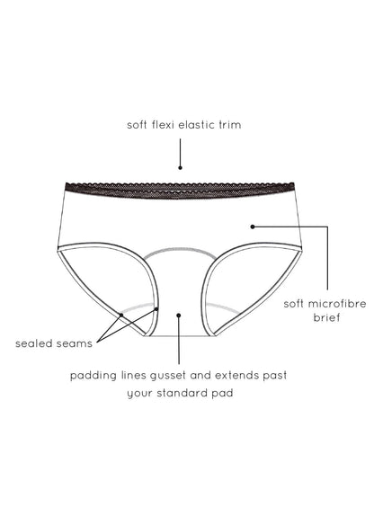 Love Luna Lady Leaks - Midi Brief