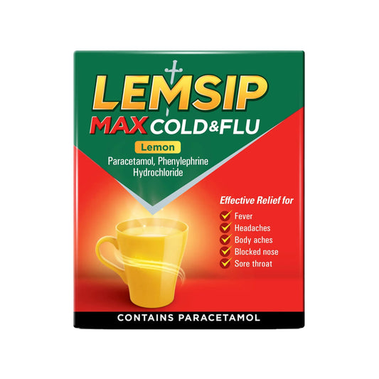 Lemsip Max Cold & Flu Sachets Lemon 5s