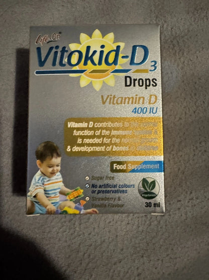 Life on Vitokid - D3  400IU Drops - 30 ml