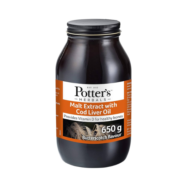 Malt Extract with Cod Liver Oil Butterscotch 650g