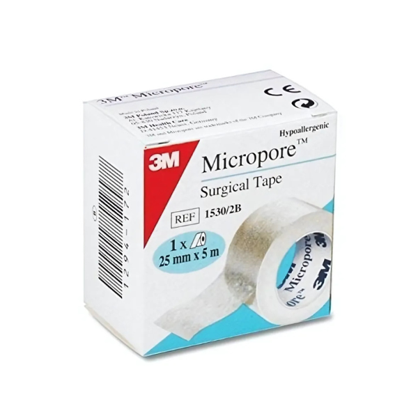 Micropore Surgical Tape 25mm x 5m x 1