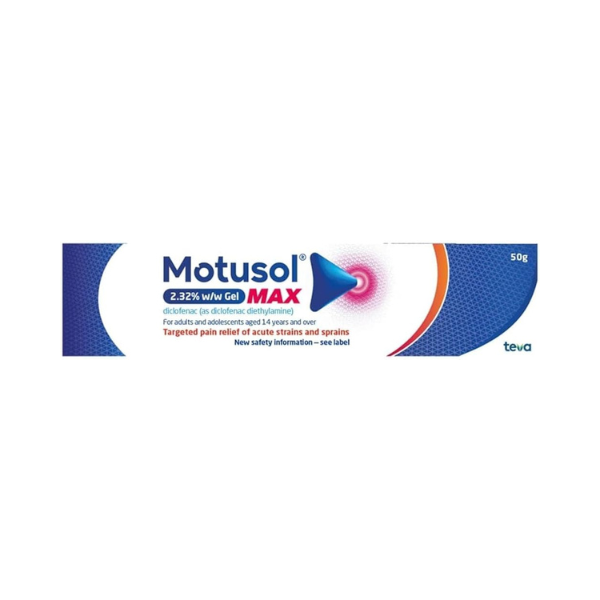 Motusol Max 2.32% Gel â€“ 50g